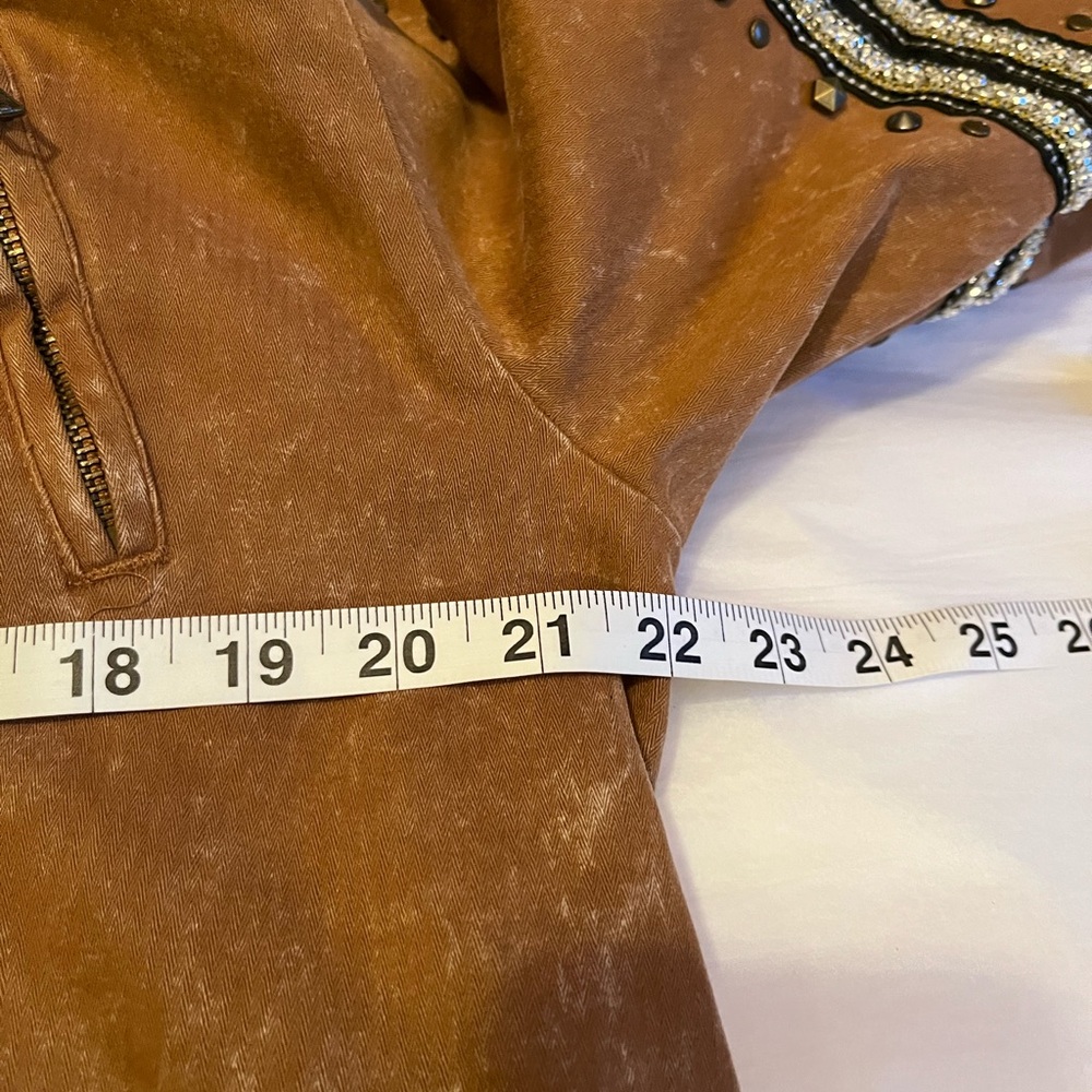 Free people size M Golden quills jacket - Picture 8 of 11
